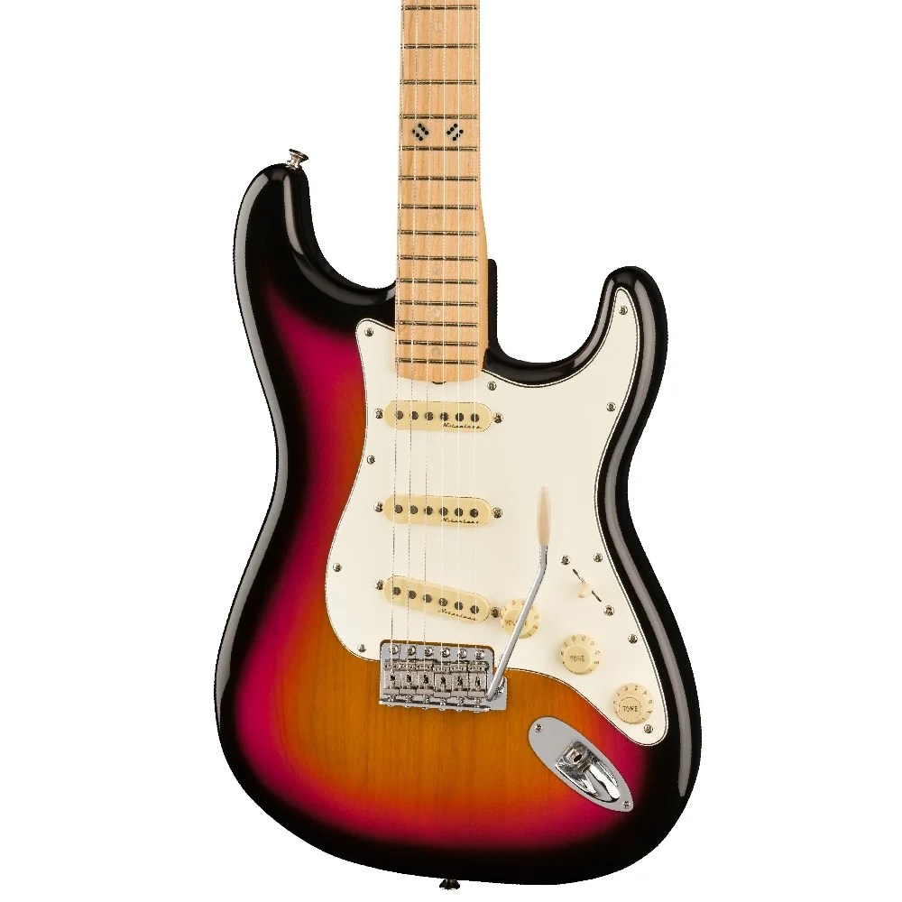 Fender Steve Lacy People Pleaser Stratocaster Akçaağaç Klavye Chaos Burst Elektro Gitar