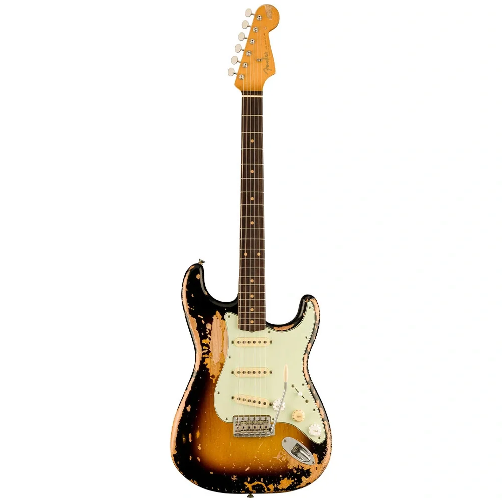 Fender Mike McCready Stratocaster Heavy Relic Gülağacı Klavye 3 Ton Sunburst Elektro Gitar