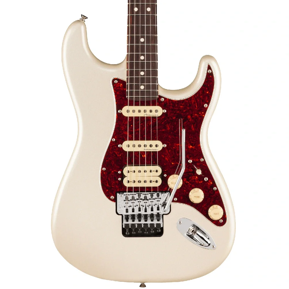 Fender Player II Modified Stratocaster HSS Floyd Rose Gülağacı Klavye Olympic Pearl Elektro Gitar