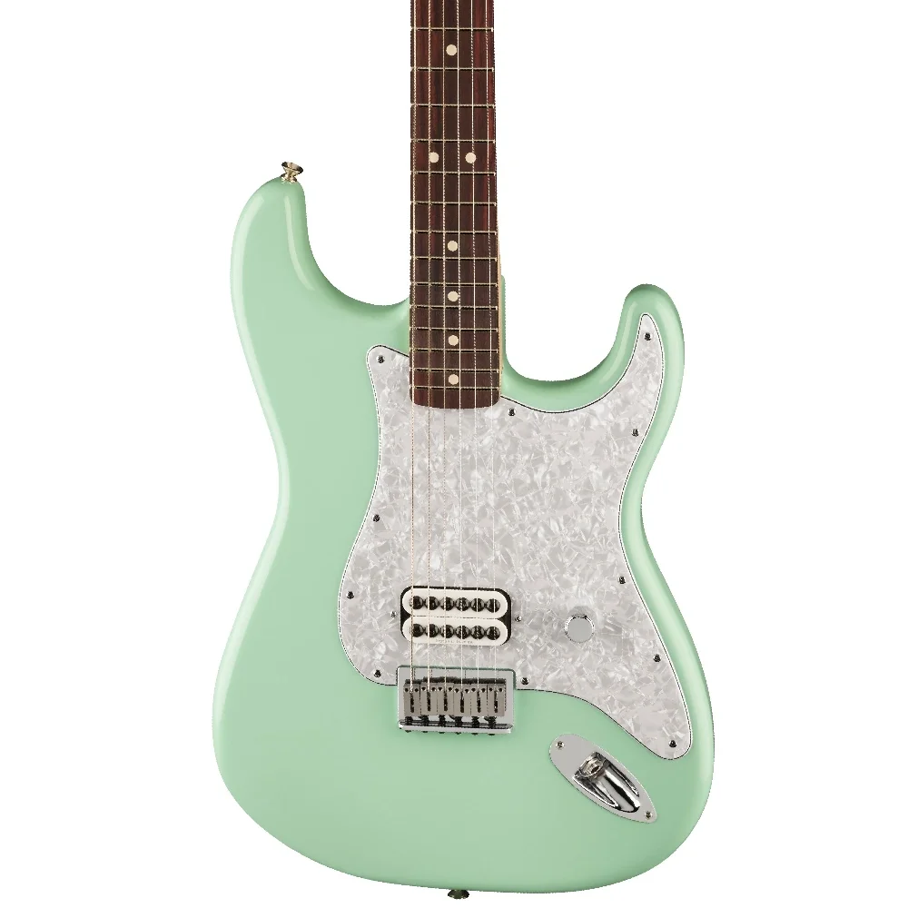 Fender Tom Delonge Stratocaster Gülağacı Klavye Surf Green Elektro Gitar