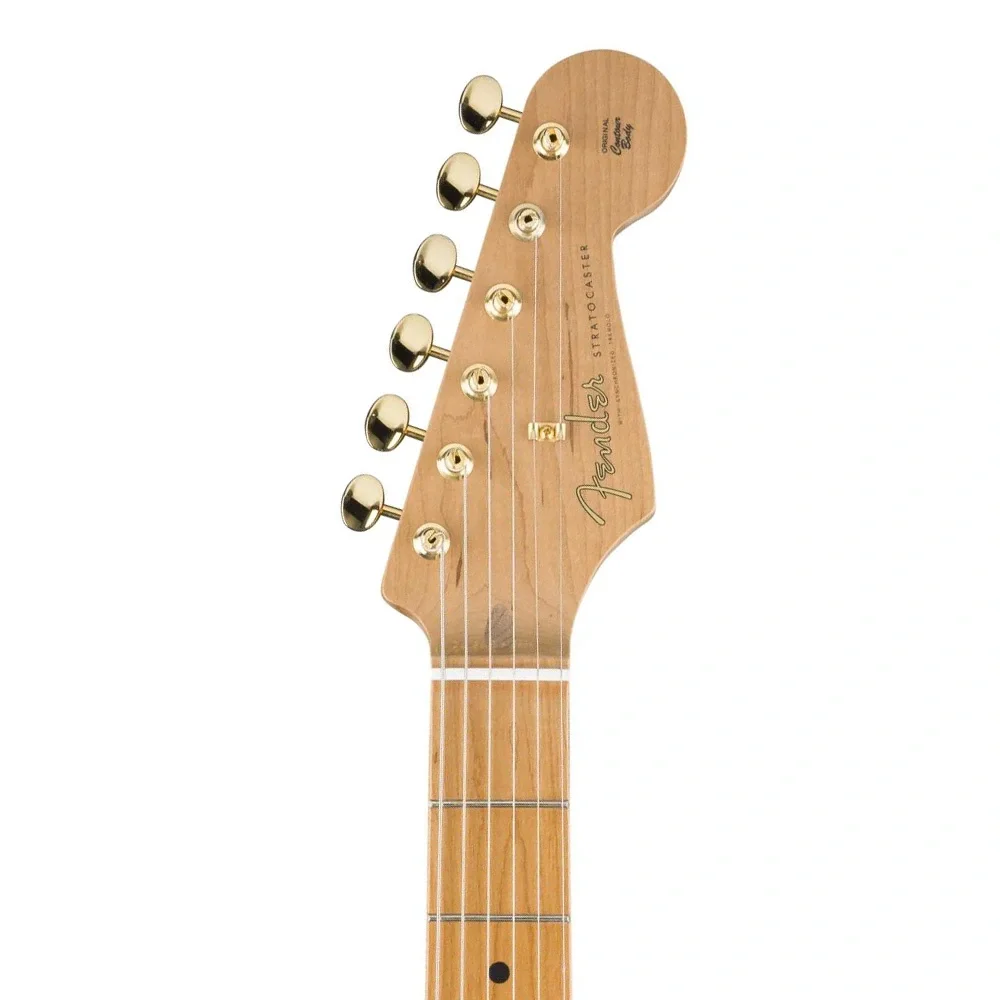Fender Limited Edition Vintera II 50s Stratocaster Roasted Akçaağaç Sap Gold Hardware Fiesta Red Elektro Gitar