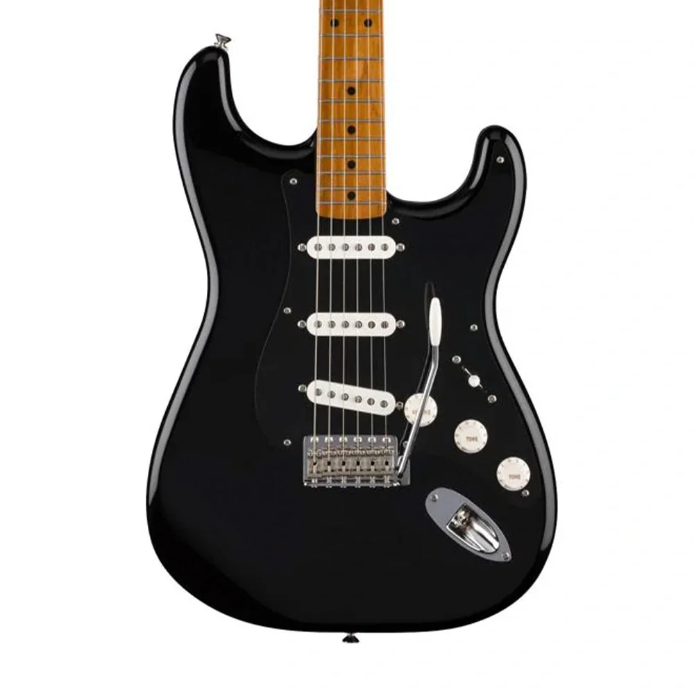 Fender Limited Edition Vintera II 50s Stratocaster Roasted Akçaağaç Sap Black Elektro Gitar