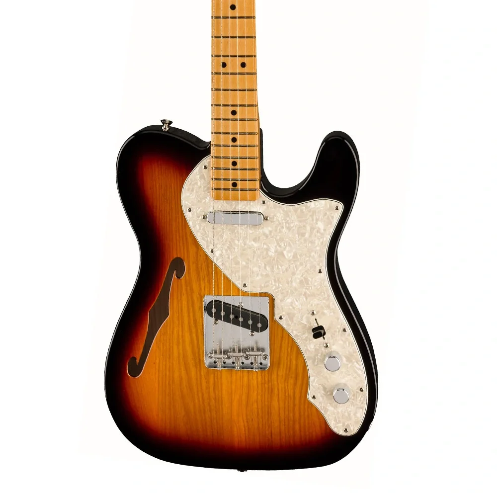 Fender Vintera II 60s Telecaster Thinline Akçaağaç Klavye 3-Color Sunburst Elektro Gitar