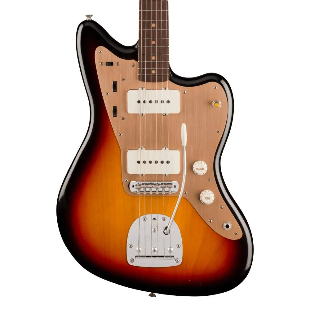 Fender Limited Edition Vintera II Road Worn 50s Jazzmaster 3 Ton Sunburst w/Hard Case Elektro Gitar