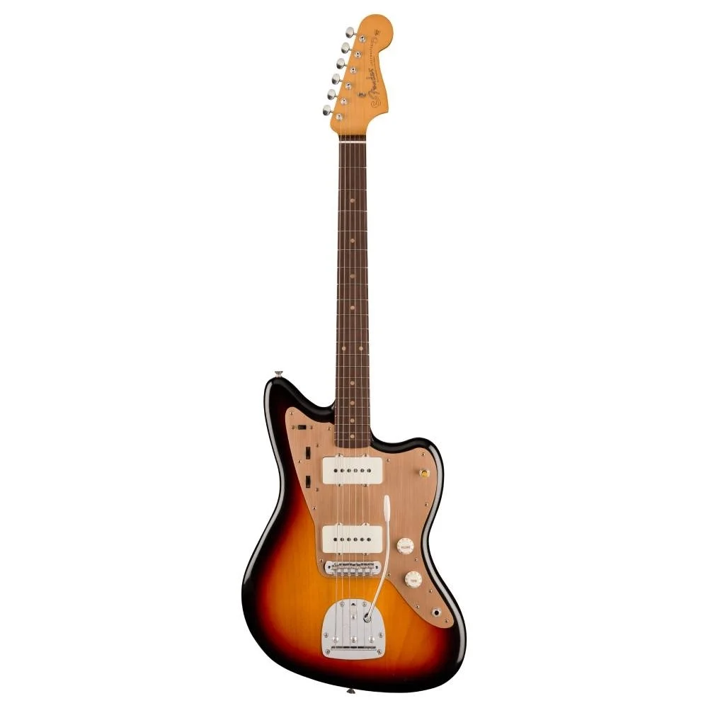 Fender Limited Edition Vintera II Road Worn 50s Jazzmaster 3 Ton Sunburst w/Hard Case Elektro Gitar