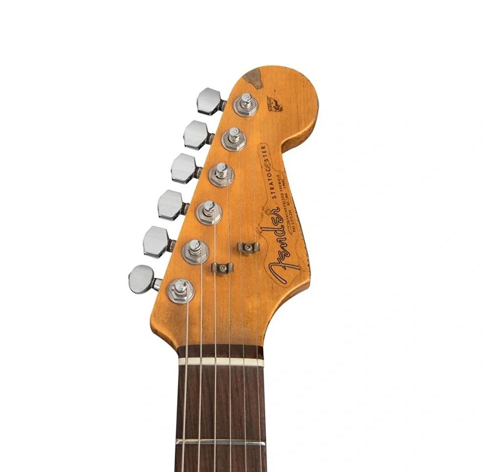 Fender Custom Shop Rory Gallagher Signature Stratocaster Relic Gülağacı Klavye 3-Color Sunburst Elektro Gitar