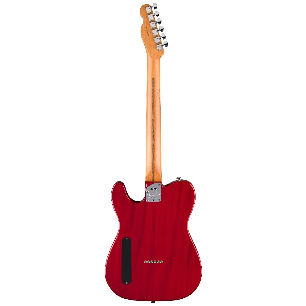 Fender American Professional II Cabronita Telecaster Maun Gövde ve Sap Gülağacı Klavye Crimson Transparent Elektro Gitar