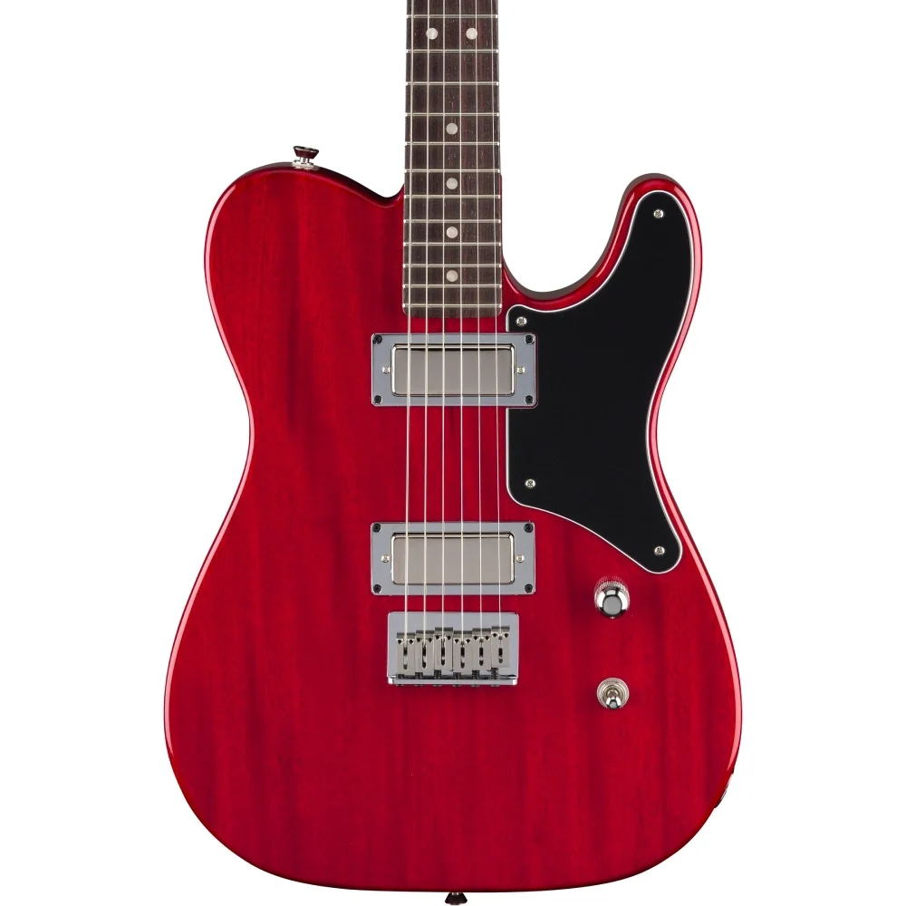 Fender American Professional II Cabronita Telecaster Maun Gövde ve Sap Gülağacı Klavye Crimson Transparent Elektro Gitar