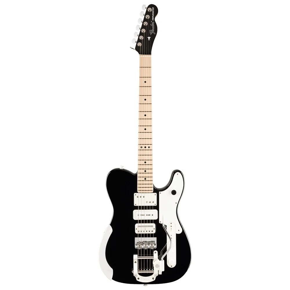 Fender Jack White Triplecaster Akçaağaç Klavye Siyah Elektro Gitar