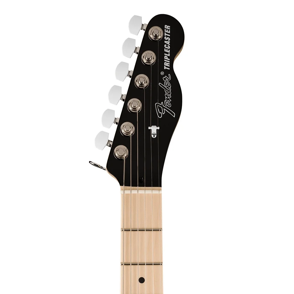 Fender Jack White Triplecaster Akçaağaç Klavye Siyah Elektro Gitar
