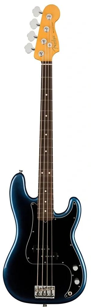 Fender American Professional II Precision Bass Gülağacı Klavye Dark Night Bas Gitar