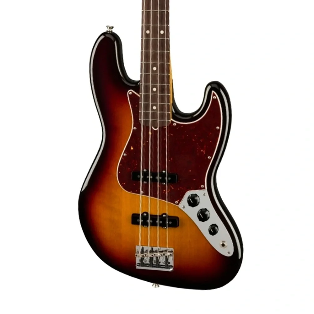 Fender American Professional II Jazz Bass Gülağacı Klavye 3-Color Sunburst Bas Gitar
