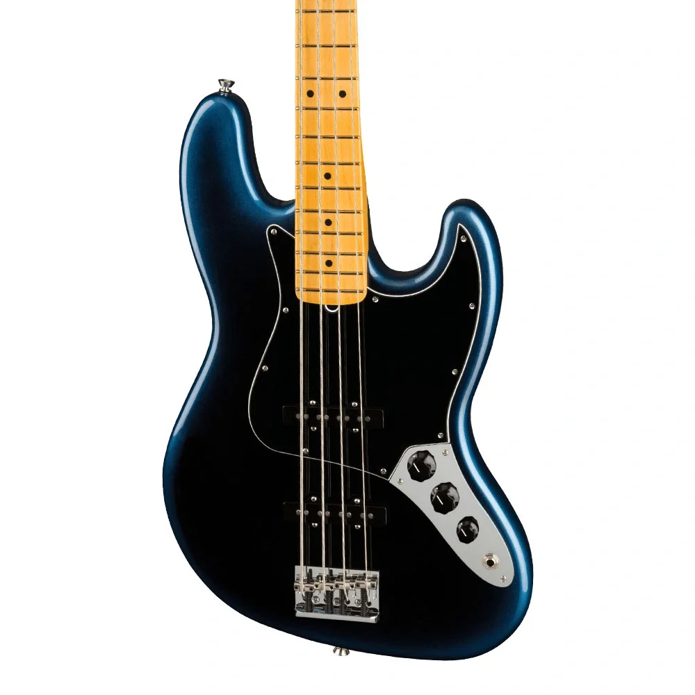 Fender American Professional II Jazz Bass Akçaağaç Klavye Dark Night Bas Gitar