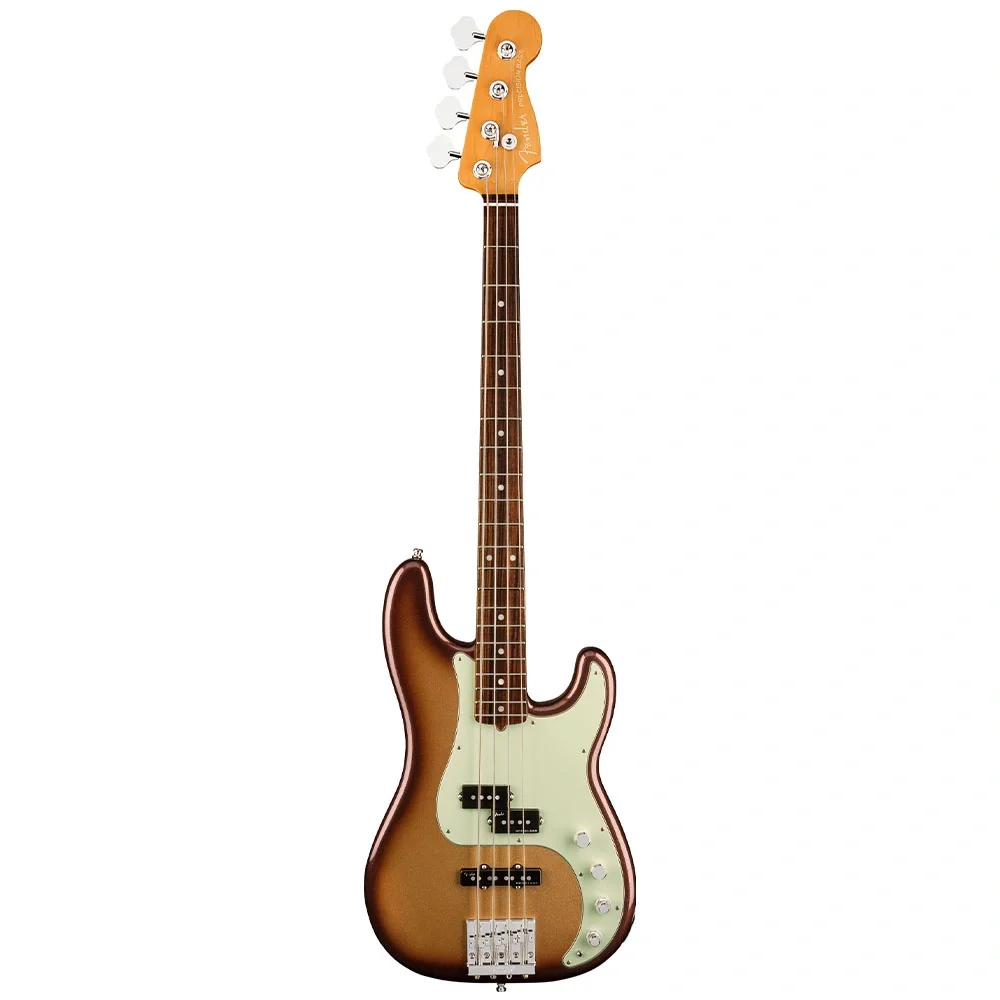 Fender American Ultra Precision Bass Gülağacı Klavye Mocha Burst Bas Gitar