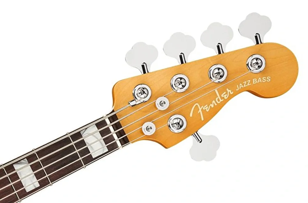Fender American Ultra Jazz Bass V Gülağacı Klavye Mocha Burst Bas Gitar