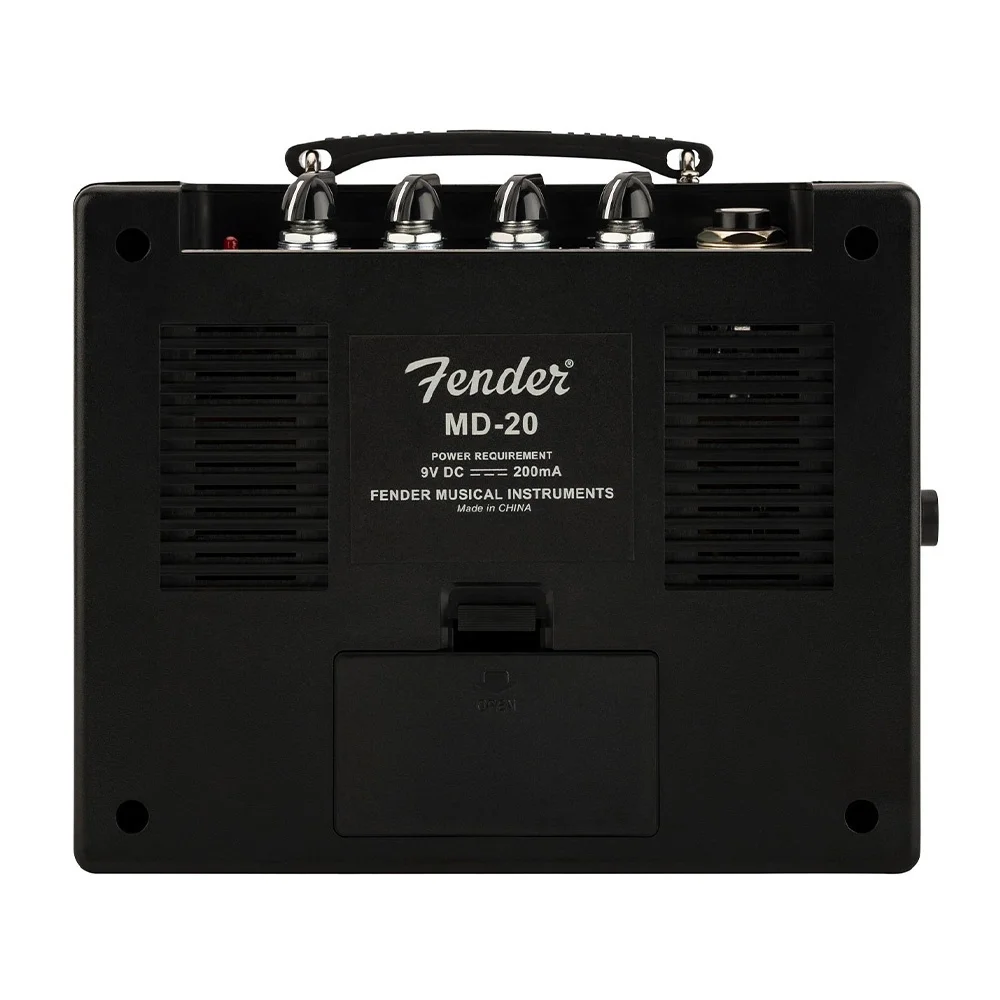 Fender Mini Deluxe MD-20 Mini Pilli Siyah Gitar Amfisi