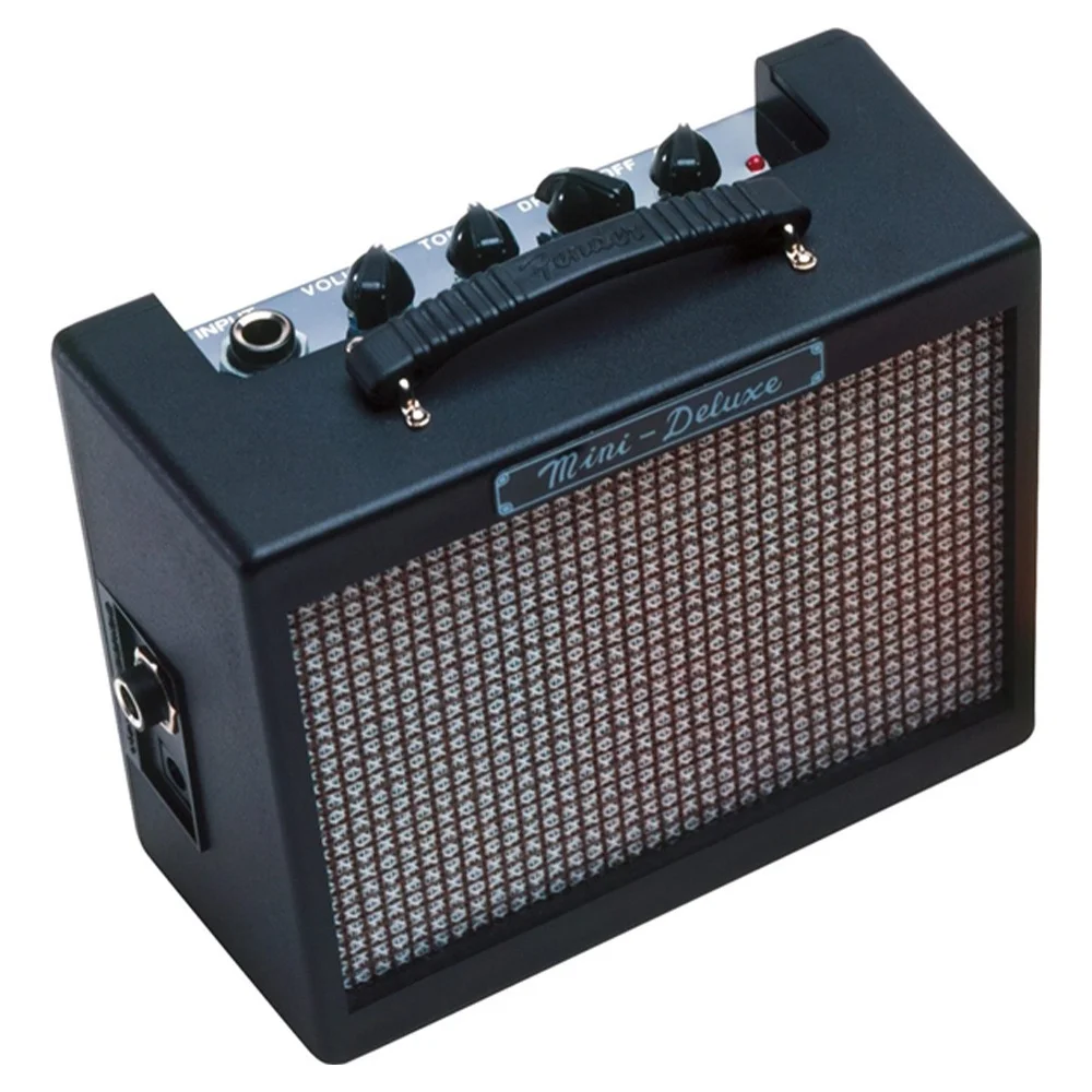 Fender Mini Deluxe MD-20 Mini Pilli Siyah Gitar Amfisi