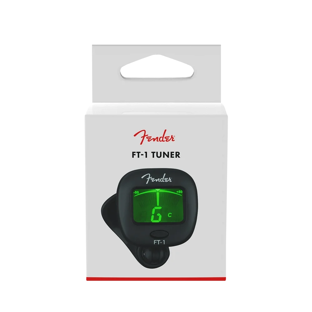 Fender FT-1 Pro Clip-On Tuner Black Akort Aleti