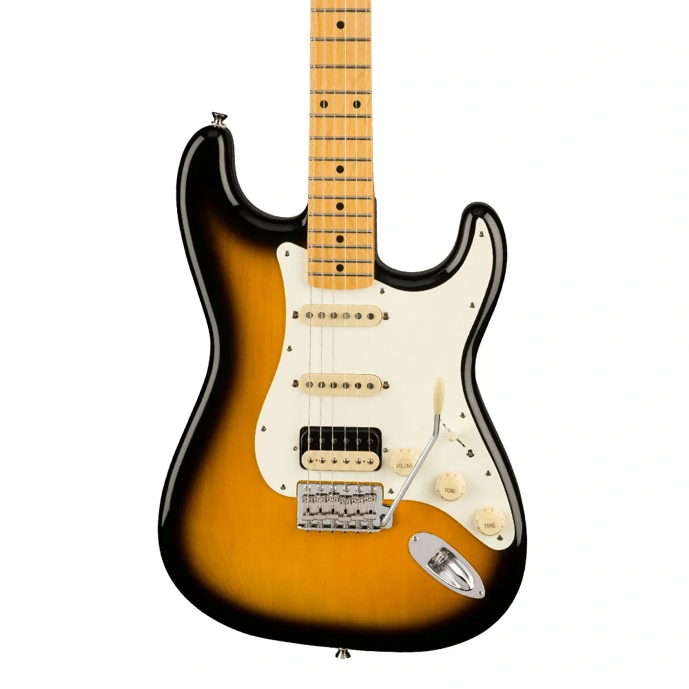 Fender Japan Vintage Modified 50s Stratocaster HSS Akçaağaç Klavye 2 Ton Sunburst w/Bag Elektro Gitar