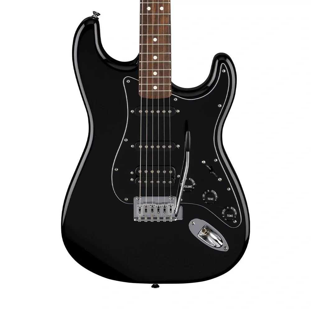 Fender Standard Stratocaster HSS Laurel Klavye Black Elektro Gitar