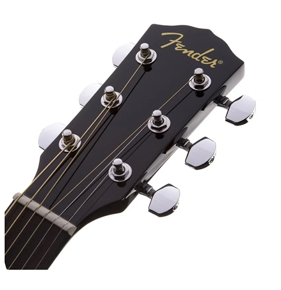 Fender CD-60 Dreadnaught Ceviz Klavye Black Akustik Gitar