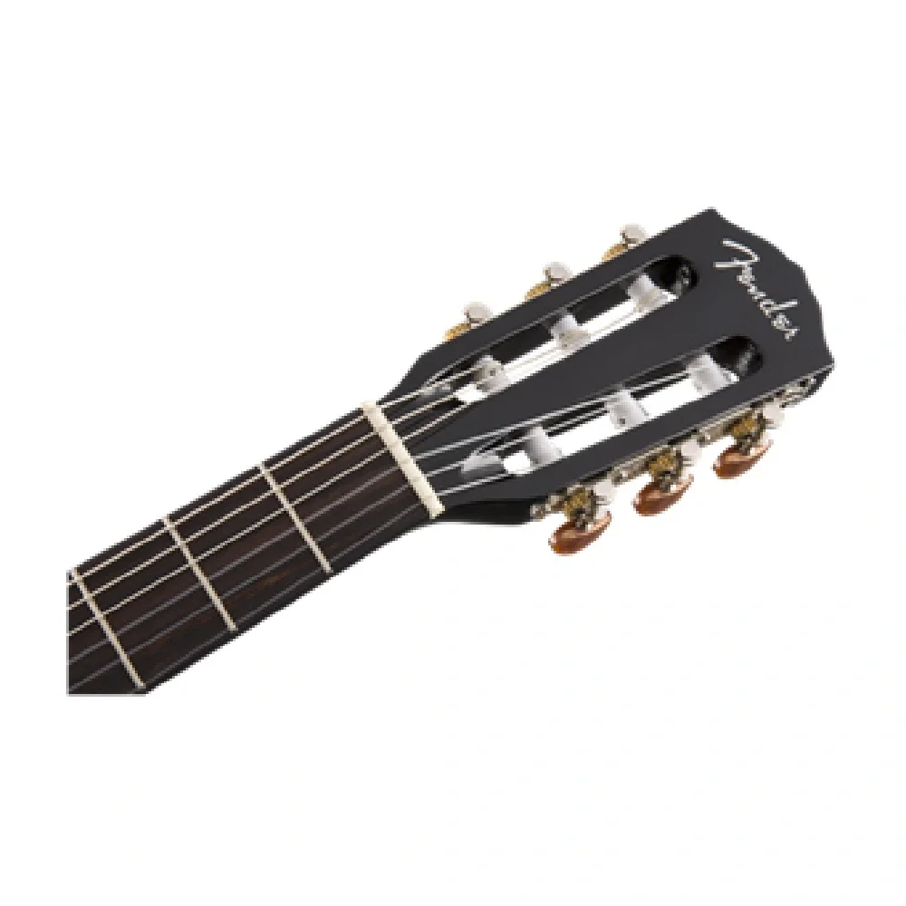 Fender CN-140SCE Nylon Thinline Ceviz Klavye Siyah Elektro Klasik Gitar