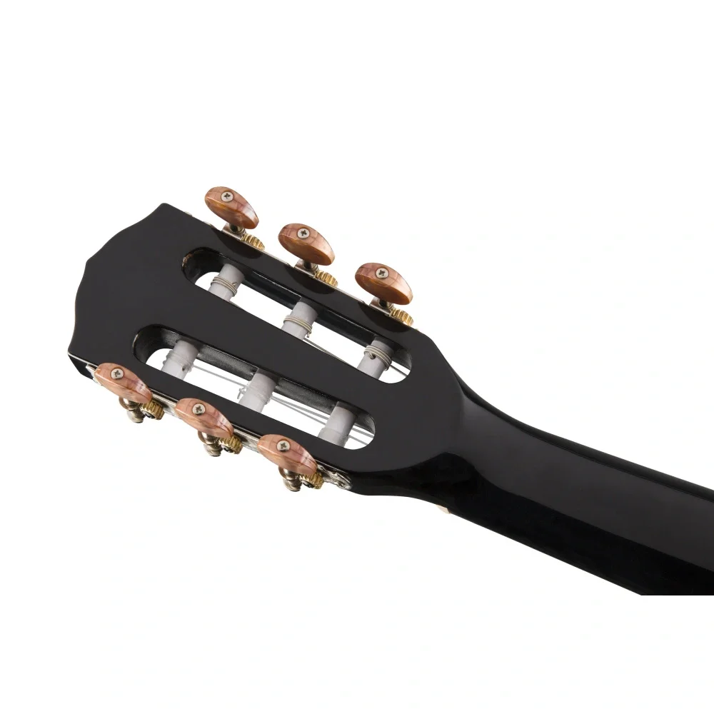 Fender CN-140SCE Nylon Thinline Ceviz Klavye Siyah Elektro Klasik Gitar