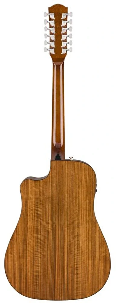 Fender CD-140SCE-12 Dreadnought Ceviz Klavye Naturel Elektro Akustik Gitar (Case Dahil)