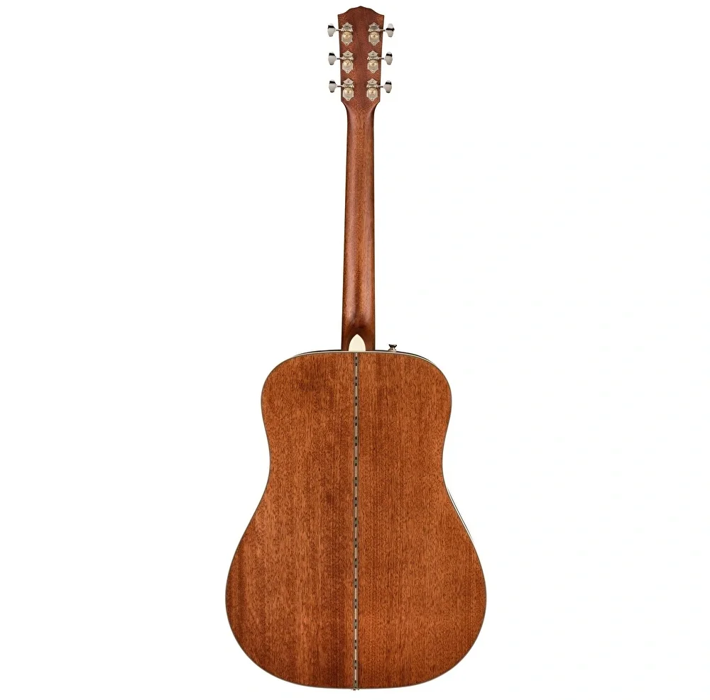 Fender PD-220E Paramount Dreadnought Ovangkol Klavye 3-Tone Vintage Sunburst  Elektro Akustik Gitar