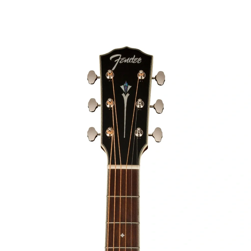 Fender PD-220E Paramount Dreadnought Ovangkol Klavye Natural Elektro Akustik Gitar