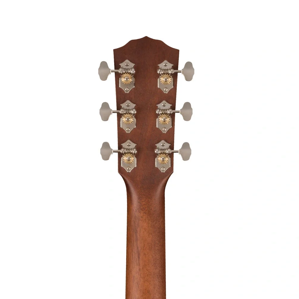 Fender PD-220E Paramount Dreadnought All Mahogany Ovangkol Klavye Aged Cognac Burst Elektro Akustik Gitar