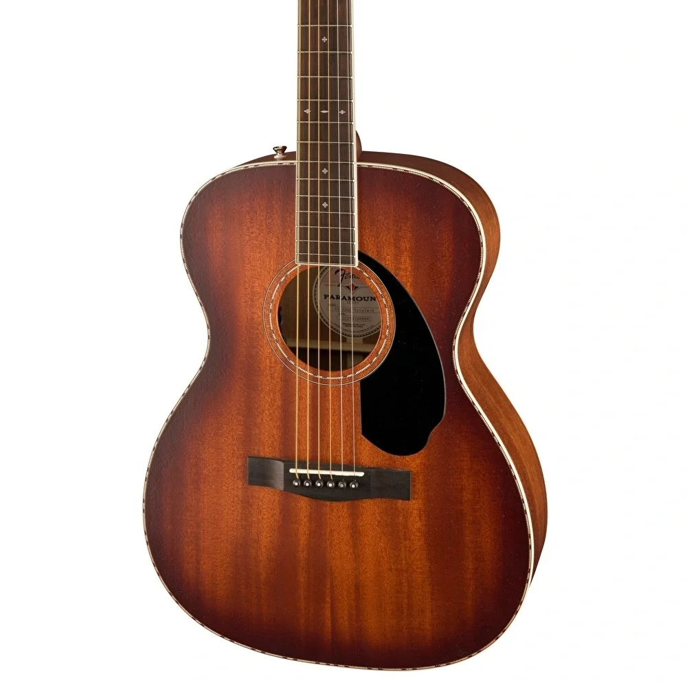 Fender PO-220E Paramount Orchestra All Mahogany Ovangkol Klavye Elektro Akustik Gitar