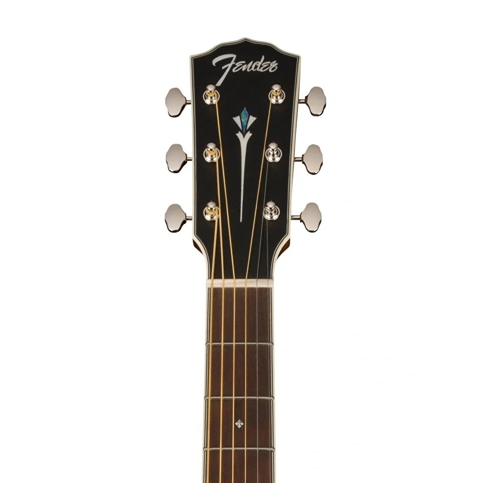 Fender PO-220E Paramount Orchestra All Mahogany Ovangkol Klavye Elektro Akustik Gitar