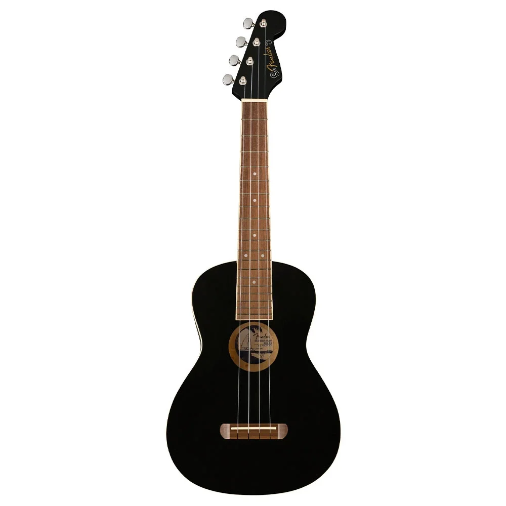 Fender Avalon Ceviz Klavye Siyah Tenor Ukulele