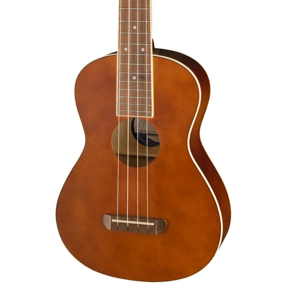 Fender Avalon Ceviz Klavye Natural Tenor Ukulele