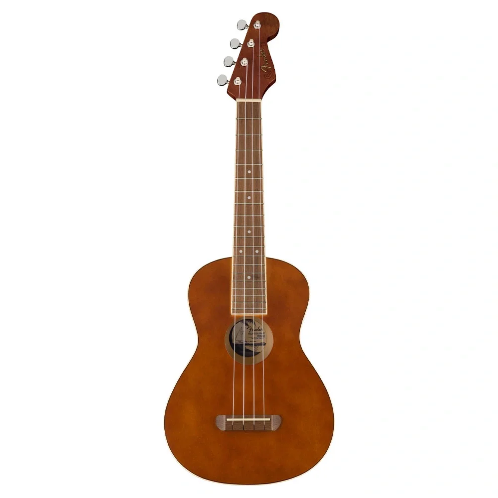 Fender Avalon Ceviz Klavye Natural Tenor Ukulele