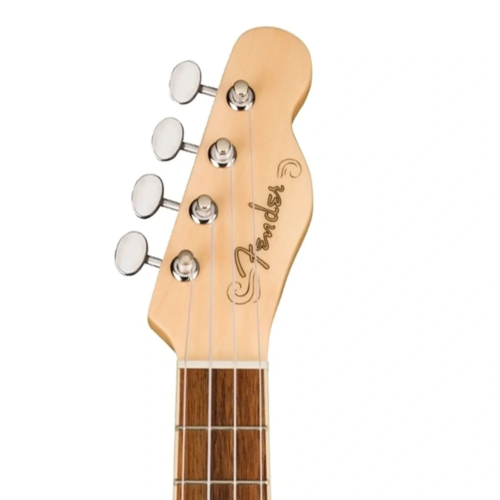 Fender Fullerton Tele Uke Ceviz Klavye WPG 2-Color Sunburst Elektro Ukulele