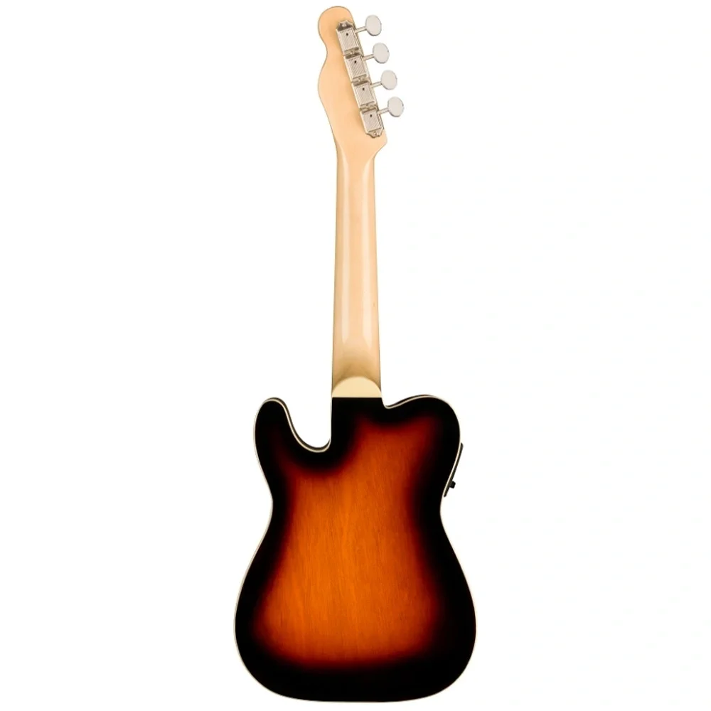 Fender Fullerton Tele Uke Ceviz Klavye WPG 2-Color Sunburst Elektro Ukulele