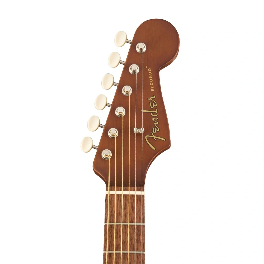 Fender Redondo Mini Ceviz Klavye w Bag Sunburst Akustik Gitar