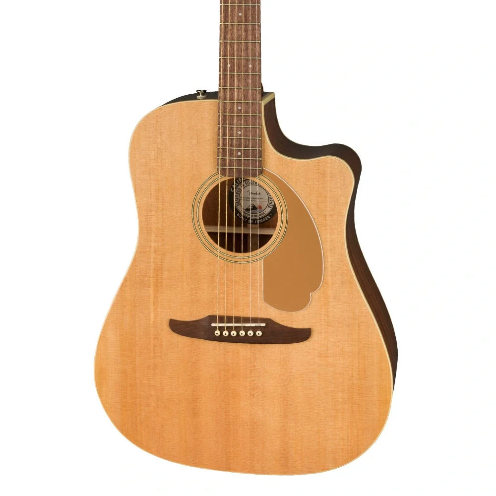Fender Redondo Player Ceviz Klavye Natural Elektro Akustik Gitar