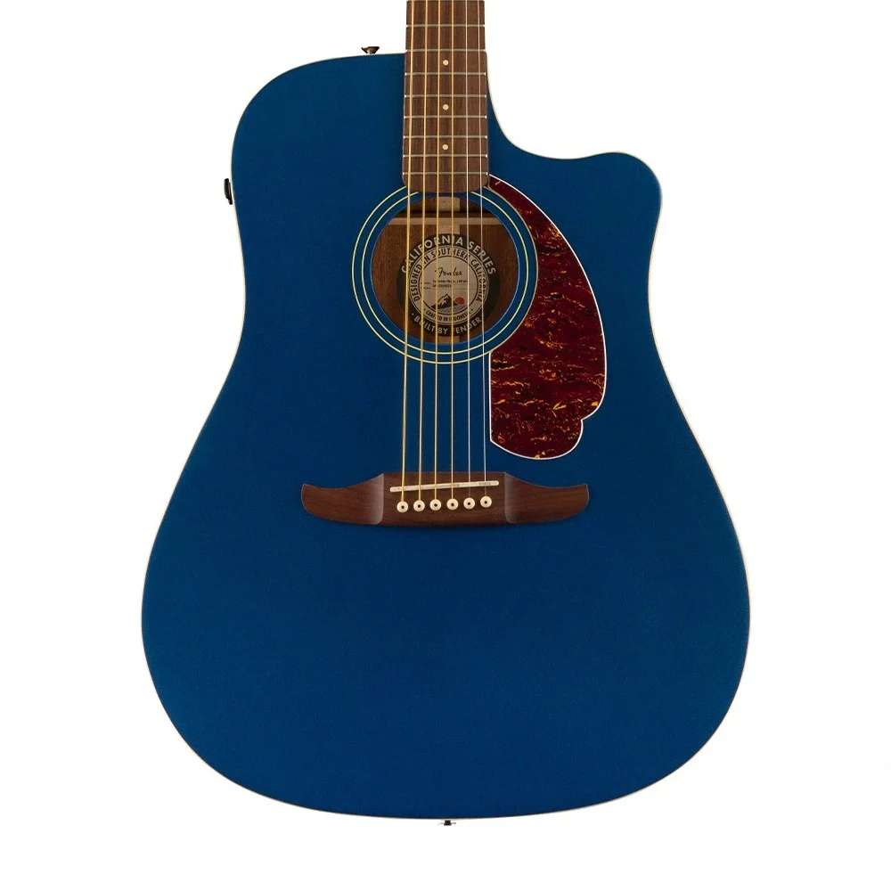 Fender Redondo Player Ceviz Klavye TSPG Lake Placid Blue Elektro Akustik Gitar