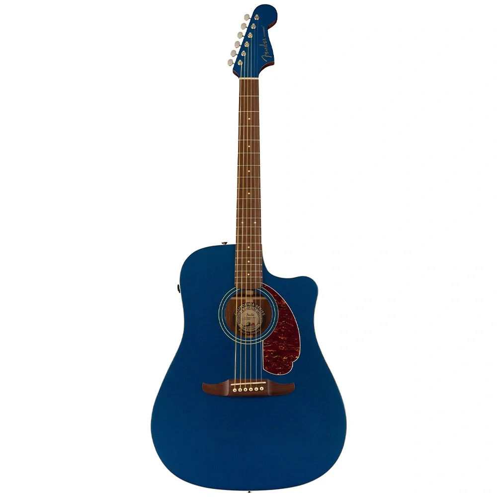 Fender Redondo Player Ceviz Klavye TSPG Lake Placid Blue Elektro Akustik Gitar