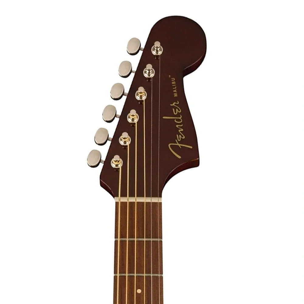 Fender Malibu Player Ceviz Klavye GPG Natural Elektro Akustik Gitar
