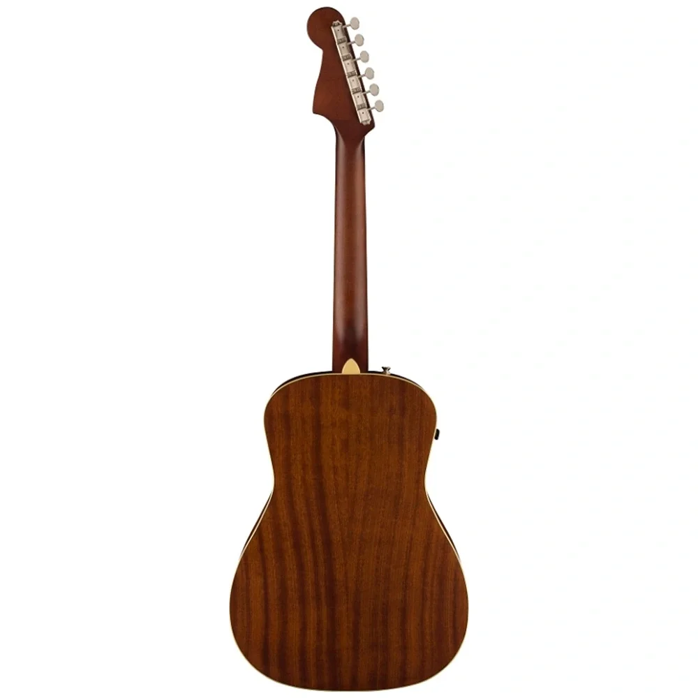 Fender Malibu Player Ceviz Klavye WPG Fiesta Red Elektro Akustik Gitar
