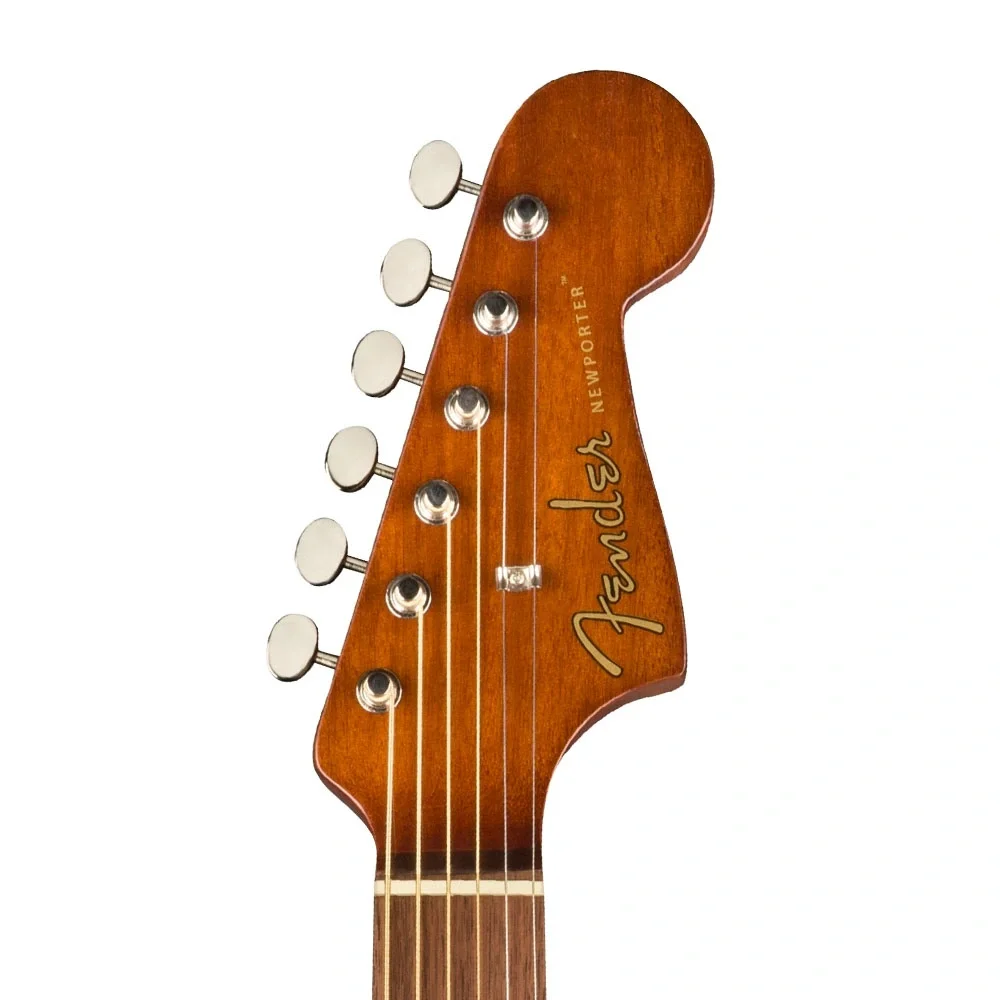 Fender Newporter Player Ceviz Klavye Sunburst Elektro Akustik Gitar