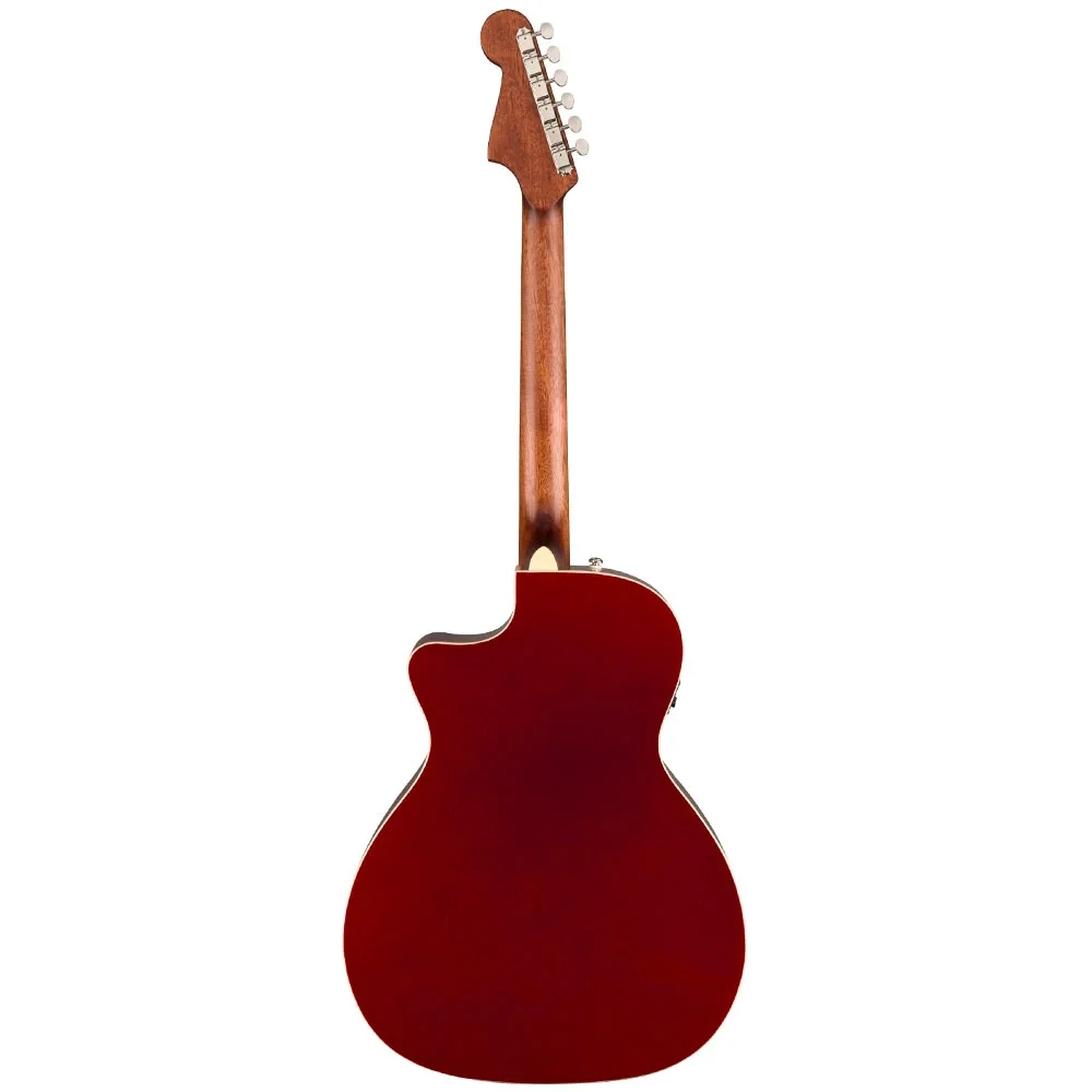 Fender Newporter Player Ceviz Klavye Candy Apple Red Elektro Akustik Gitar