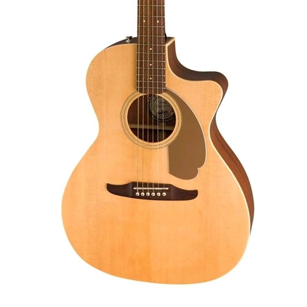 Fender Newporter Player Ceviz Klavye GPG Natural Elektro Akustik Gitar
