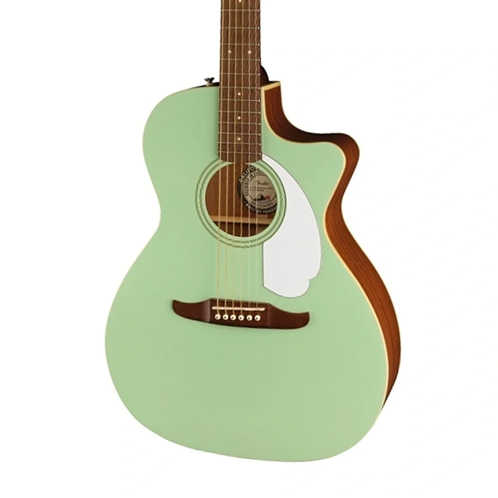 Fender Newporter Player Ceviz Klavye WPG Surf Green Elektro Akustik Gitar