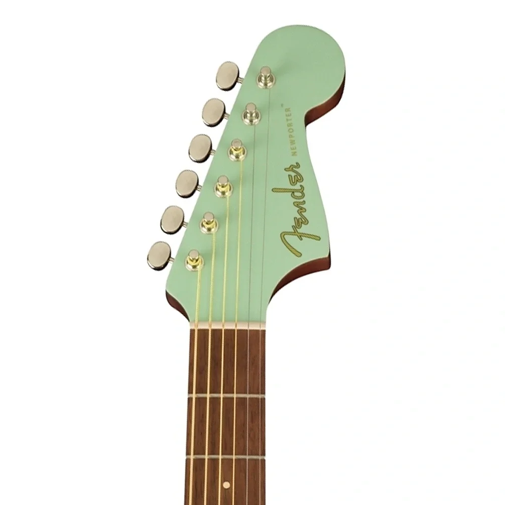 Fender Newporter Player Ceviz Klavye WPG Surf Green Elektro Akustik Gitar