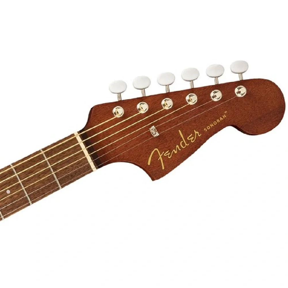 Fender Sonoran Mini All Mahogany Ceviz Klavye w Bag Natural Akustik Gitar